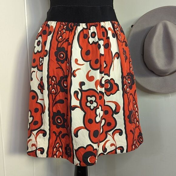 Leifsdottir Floral Whimisgoth Preppy Coquette Witchy Romantic Chic Skirt 12 - Picture 6 of 11